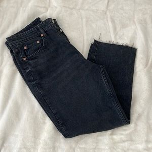 NWT Zara Straight Leg Jeans in Black